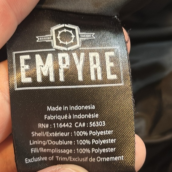 🦖 Empyre black and blue snowboarding jacket - Picture 7 of 9